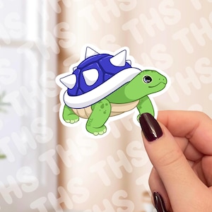 Sticker Mario Spiny Shell Tortoise