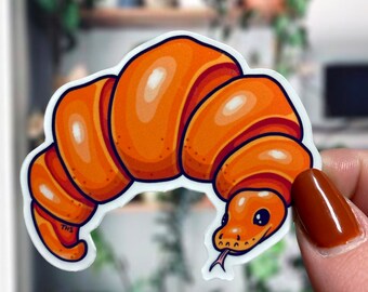 Croissant De Serpiente Pegatina