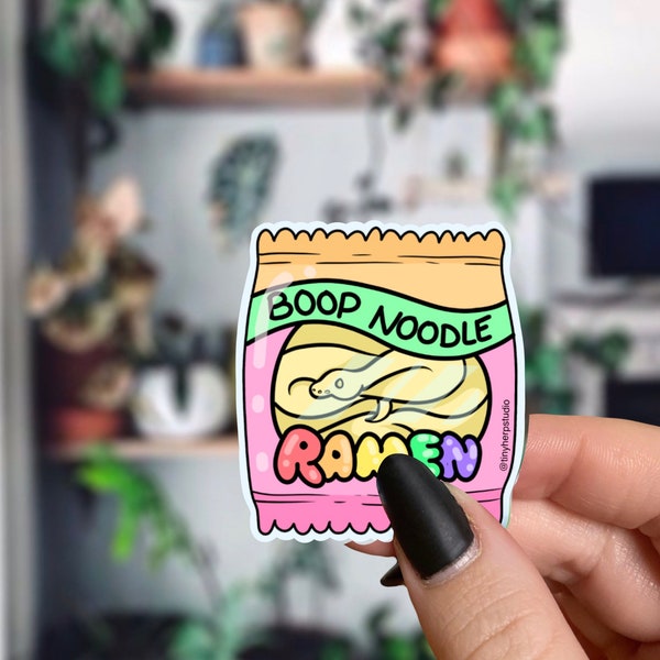 Ramen Noodle Snake Sticker