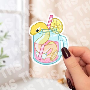 Pink Lemonade Ball Python Sticker
