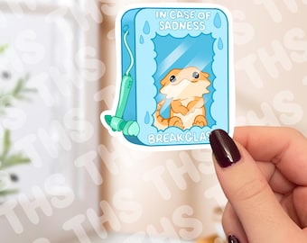 Emergency Beardie Sticker