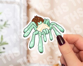 Mint Chocolate Chip Tarantula Sticker