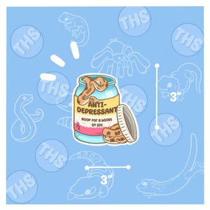 Königspython Anti-Depression Sticker Bild 2