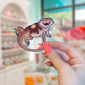 Bearded Dragon Pancake Sticker