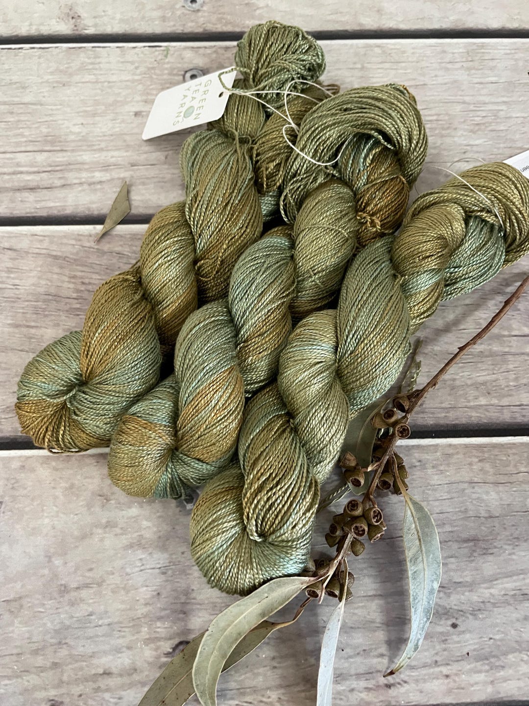 Sea Green on Mulberry Silk Yarn, 4 Ply / Fingering Weight - Etsy