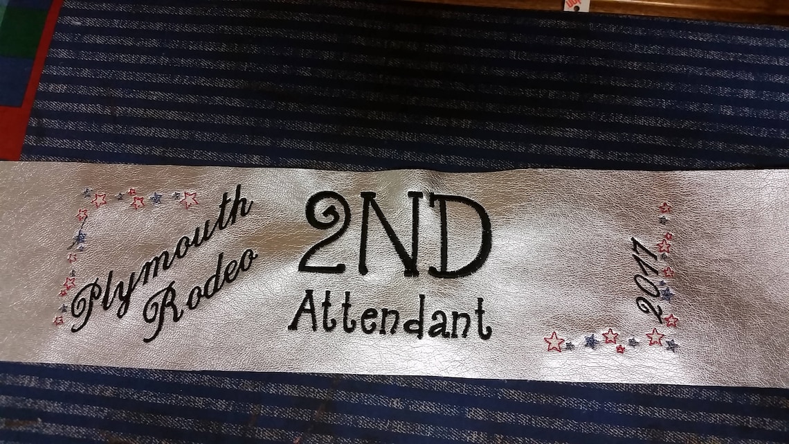 Pageant Queen Sashes rodeo Etsy