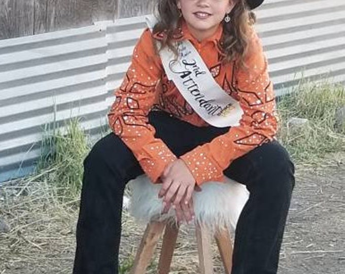 Pageant Queen Sashes rodeo Etsy