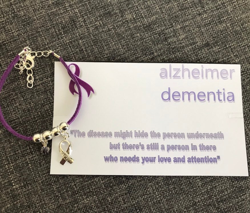 Alzheimer Dementia Awareness Bracelet, Awareness Bracelet Etsy