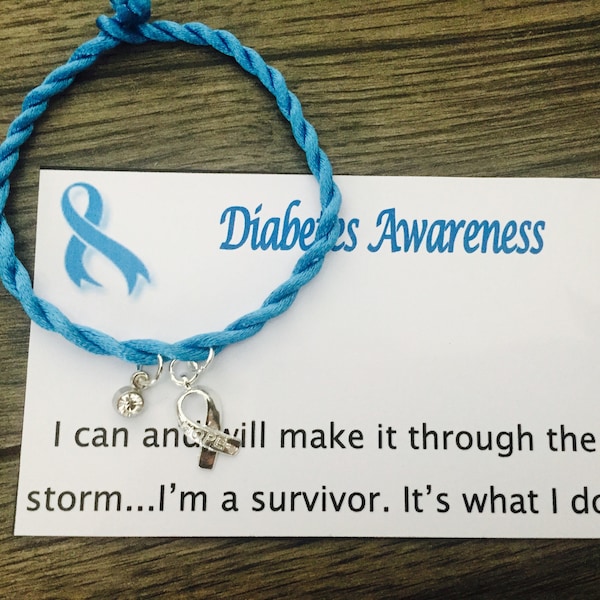 Diabetes awareness bracelet , awareness bracelet, diabetes gift,