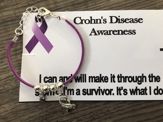 Crohn's awareness bracelets sale