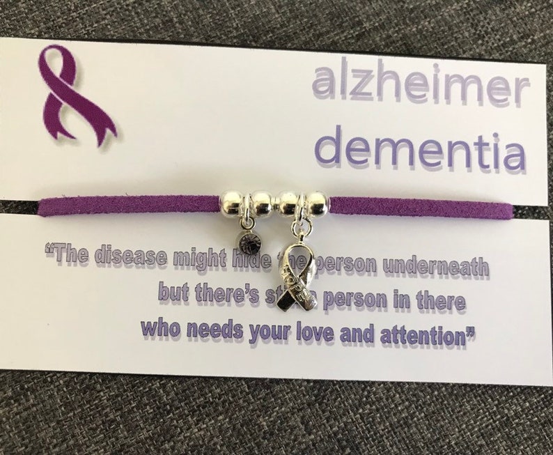 Alzheimer Dementia Awareness Bracelet, Awareness Bracelet Etsy