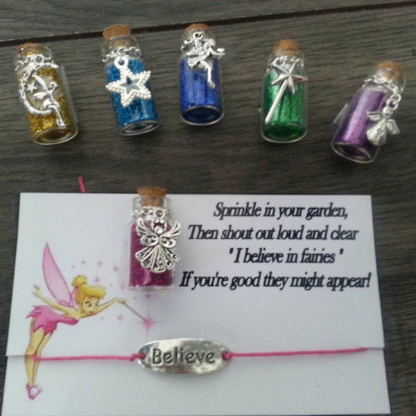 Fairy dust -Magic wishing dust - tooth fairy - pixie dust - wish bracelet-gift for little children