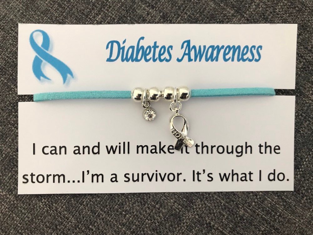 Diabetes Awareness Blue bracelet