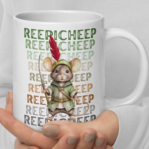 Reepicheep Mug, CS Lewis Gifts, Chronicles of Narnia Merch, Aslan Voyage of Dawntreader Gift, Reepicheep Fan Lover Coffee Cup, CS Lewis Mug