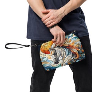 Stained Glass Horse 20 Crossbody bag