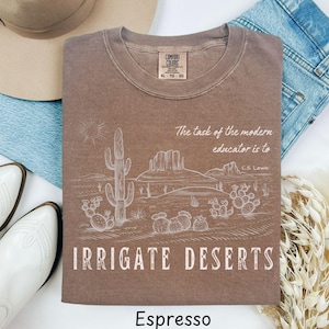 Comfort Colors® Southwest Lehrer Shirt, CS Louis Zitat T-Shirt, Geschenk für Lehrer, Abschlussfeier des Lehrers, Geschenk für Schüler des Lehrers