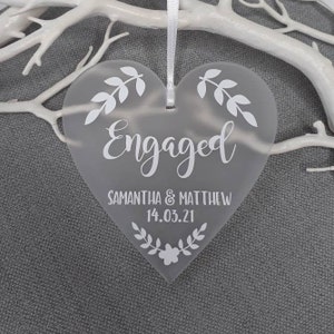 Engagement Heart Gift, Engagement Gifts, Engagement Gifts for Couple, Engagement Present, Engagement Keepsake
