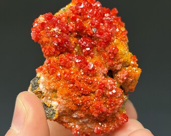 Vanadinite, North Geronimo Mine, Silver Mining Dist, La Paz Co., Arizona, USA