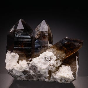 Smoky Quartz, Albite, Mt. Antero, Chaffee County, Colorado, USA