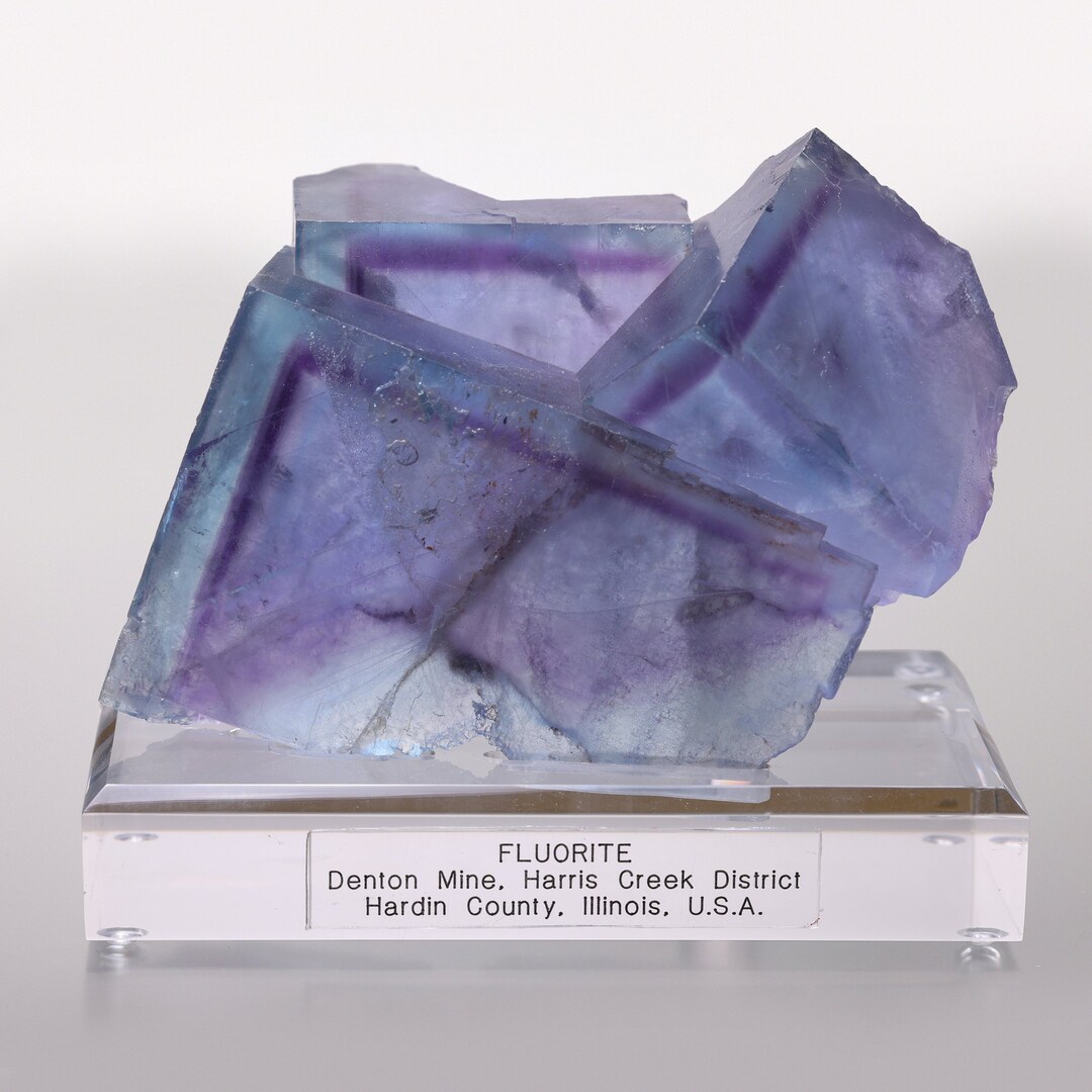 Fluorite, Denton Mine, Harris Creek Mining Subdistrict, Hardin County