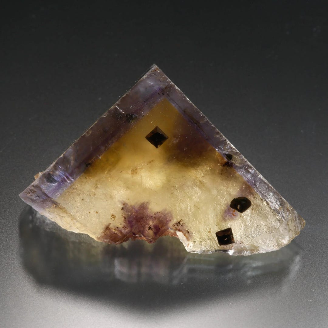 置物 Minerva Mine#1 Fluorite, Minerva No. 1 Mine, Cave-in-rock, Hardin County