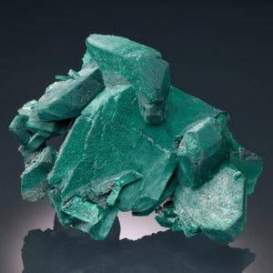 Malachit Pseudomorph, Azurit, Milpillas Mine, Cuitaca, Santa Mexico Muni., Sonora, Mexico