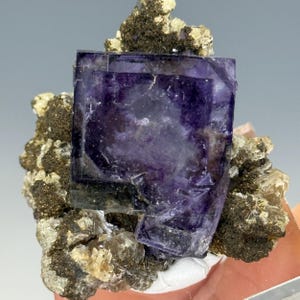 Fluorite, Mica, Yaogangxian Mine, Yizhang Co., Chenzhou, Hunan, China