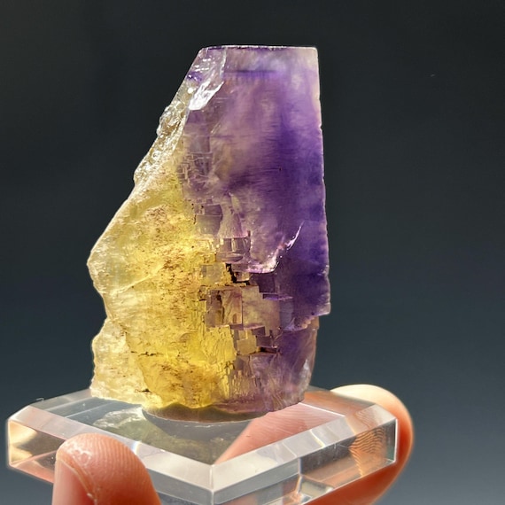 置物 Minerva Mine#1 Fluorite, Minerva No. 1 Mine, Cave-In-Rock, Hardin County