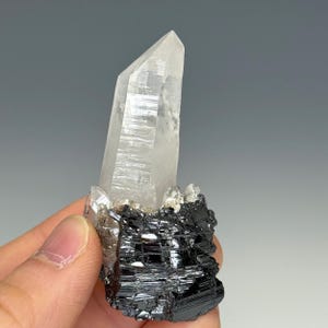 Quartz, Fluorite, Ferberite, Yaogangxian Mine, Yizhang Co., Chenzhou, Hunan, China