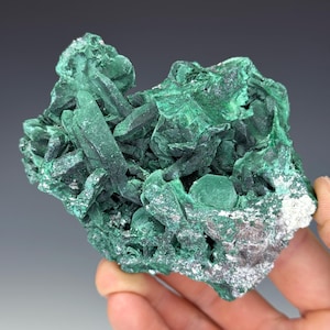 Malachite, Pseudomorph Azurite, Milpillas Mine, Cuitaca, Santa Cruz Muni., Sonora, Mexico