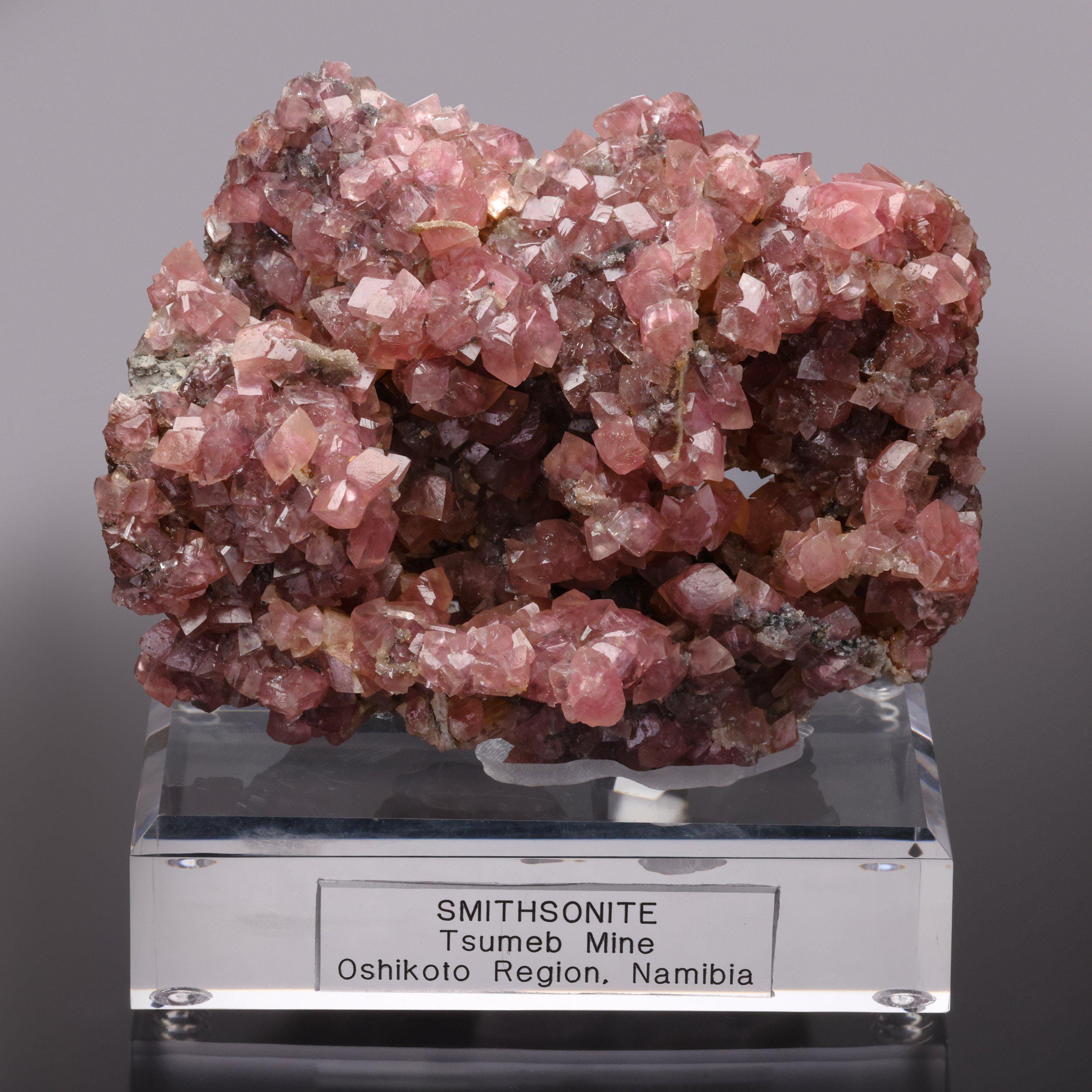 Cobaltoan Smithsonite, Tsumeb Mine, Tsumeb, Oshikoto Region, Namibia