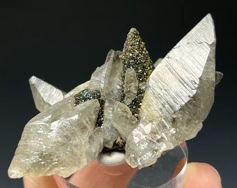 Calcite with Chalcopyrite, Brushy Creek Mine, Greeley, Reynolds County, Missouri, USA