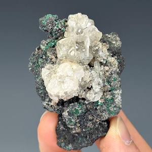 Cerussite, Malachite, Tsumeb Mine, Oshikoto Region, Namibia