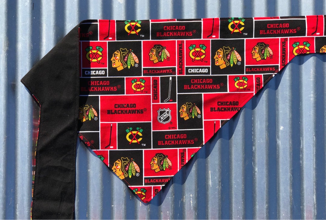 Chicago Blackhawks Dog Bandana Etsy