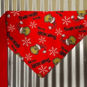 Grinchmas Dog Bandana