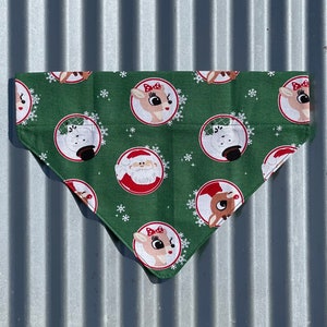 Claymation Christmas Dog Bandana