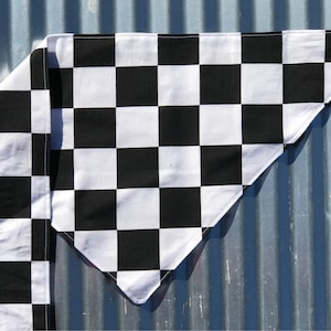 Checkered Flag Dog Bandana