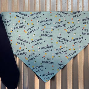 Happy Barkday Dog Bandana; Birthday Bandana