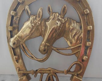 Brass Horseshoe with Keychain