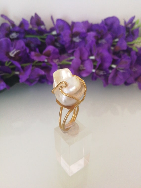 Buy Pearl Finger Rings for Women | Krishna Jewellers