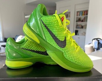 Kobe 6 Protro « Grinch » Green Apple Volt Crimson Black, Chaussures femmes et hommes, Cadeaux baskets et Chaussures unisexe