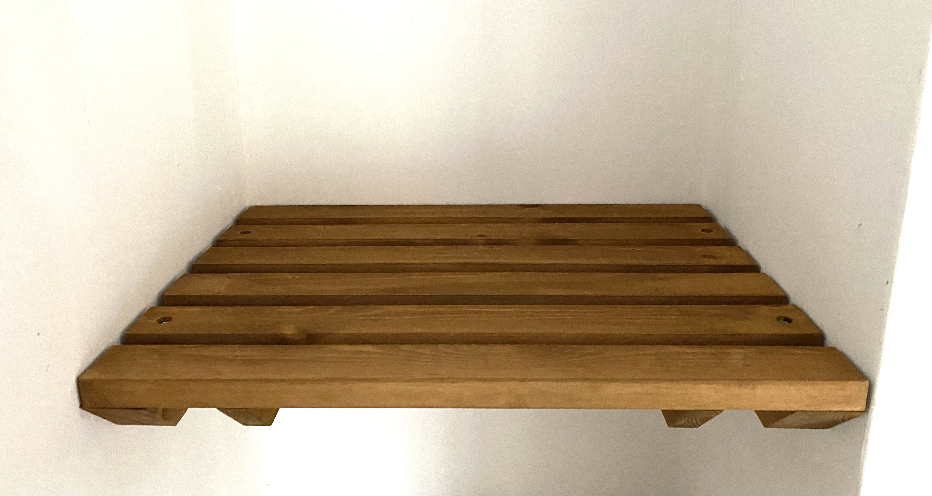 Wooden Slatted Shelf Storage Shelves Under Stairs Airing Cupboard Etsy UK