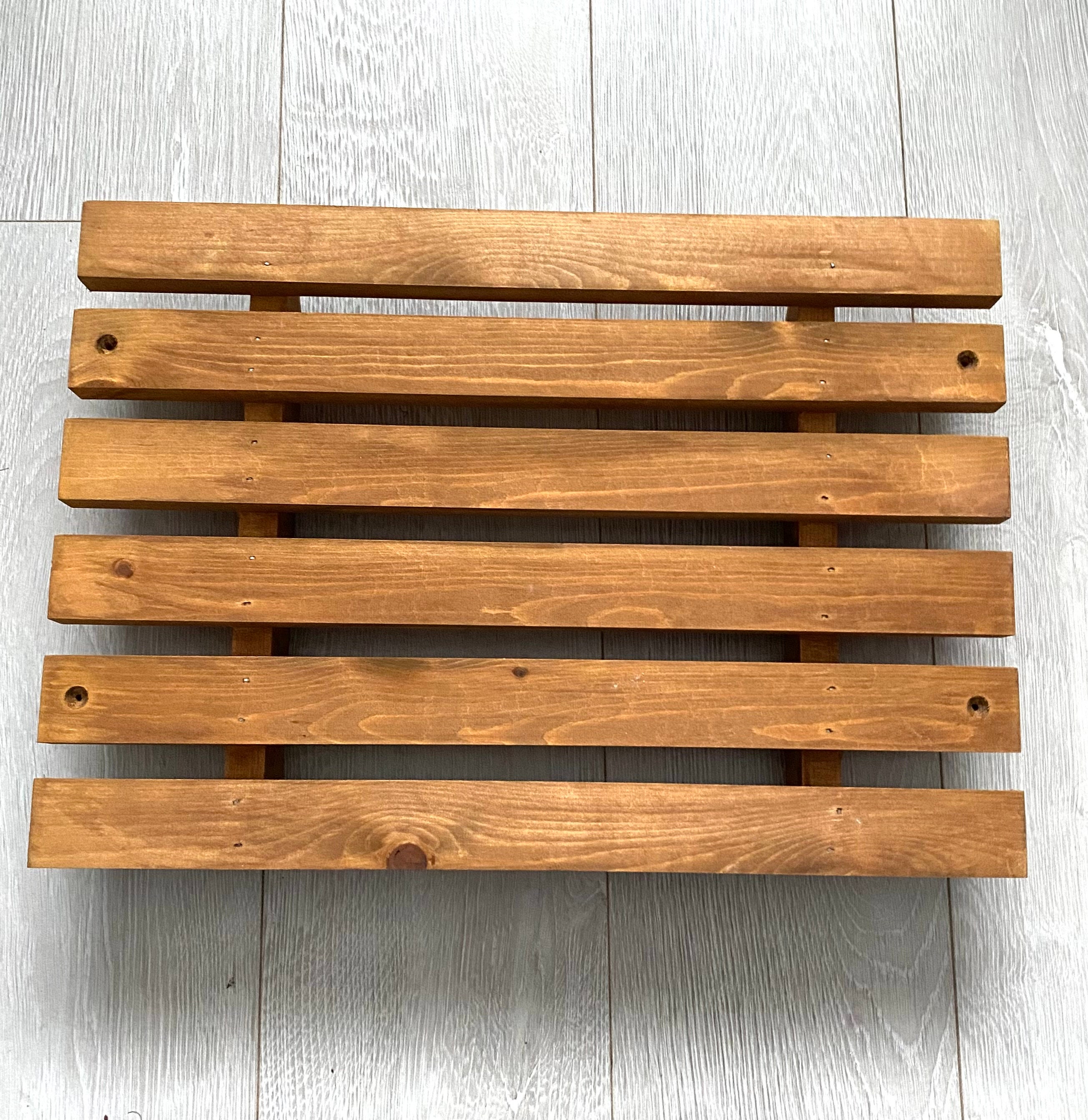 Wooden Slatted Shelf Storage Shelves Under Stairs Airing Cupboard Etsy UK