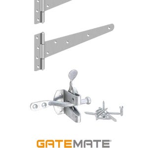 Made to Measure Timber Garden Gate – Cottage Style Pedestrian Gate Galv Gate Set