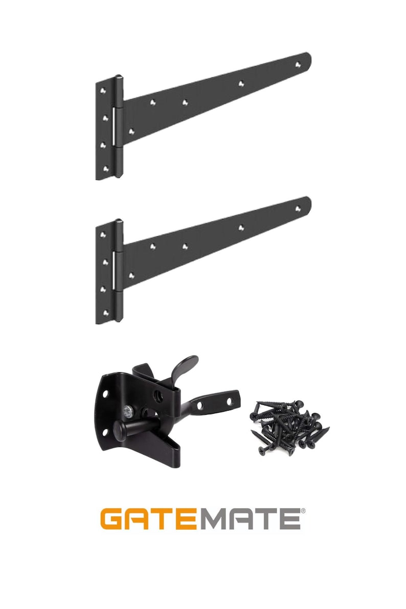 Made to Measure Timber Garden Gate – Cottage Style Pedestrian Gate Black Gate Set