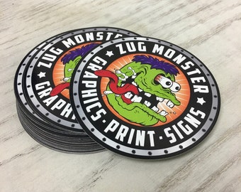 500 Custom Vinyl Stickers - Circle