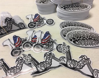 120 Custom Vinyl Stickers - Clear