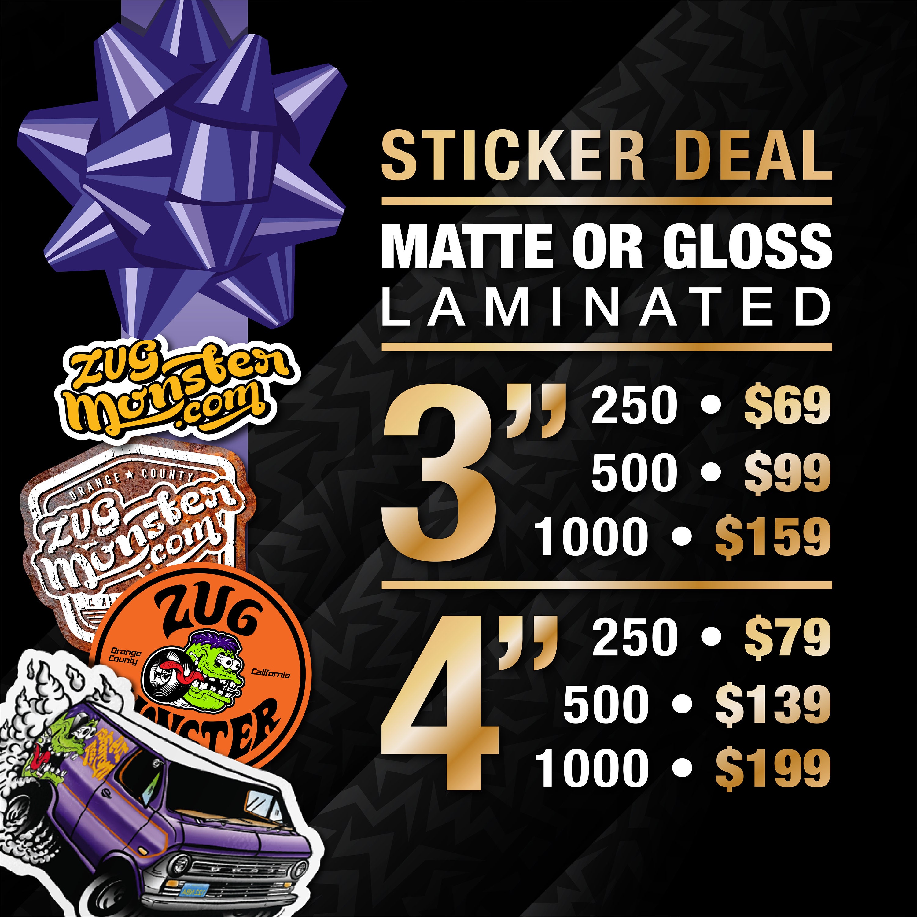 Laminated vs. Non-Laminated Stickers for Your Projects – ZUG MONSTER