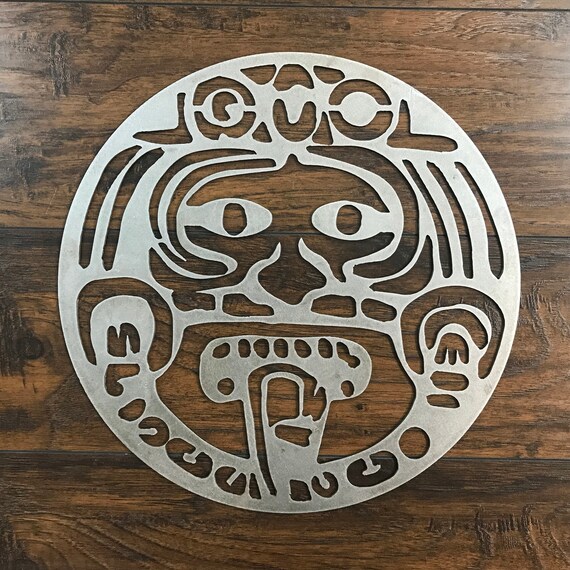 Aztec Metal Wall Art Sign - Aztec Wall Art Aztec Metal Wall Art Sign - Aztec Wall Art