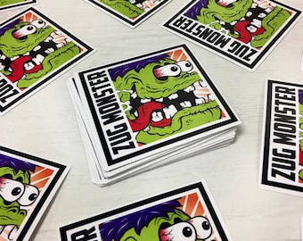 1000 Custom Vinyl Stickers - Square
